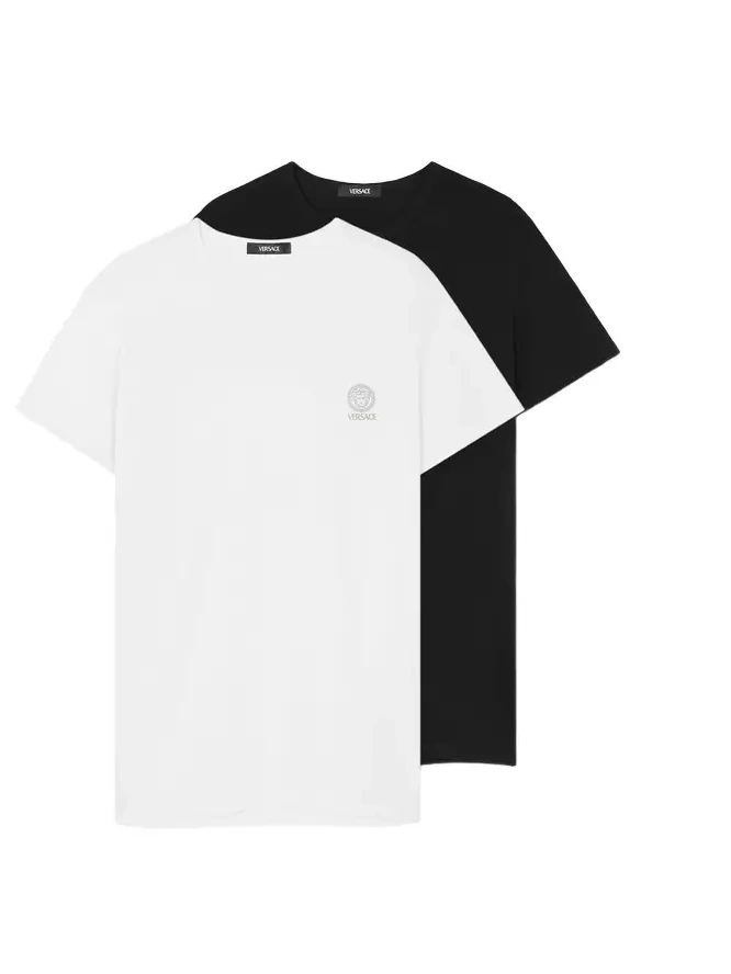 Versace Cotton-Jersey Undershirt 2-Pack