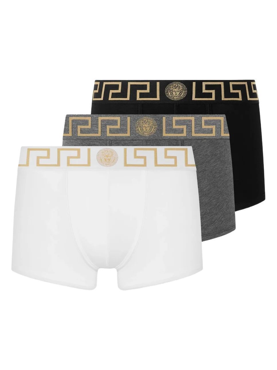 Versace Cotton-Jersey Trunks 3-Pack