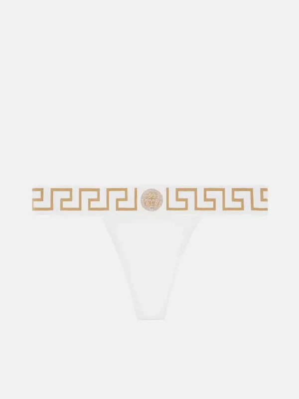 Versace Cotton-Jersey Thong
