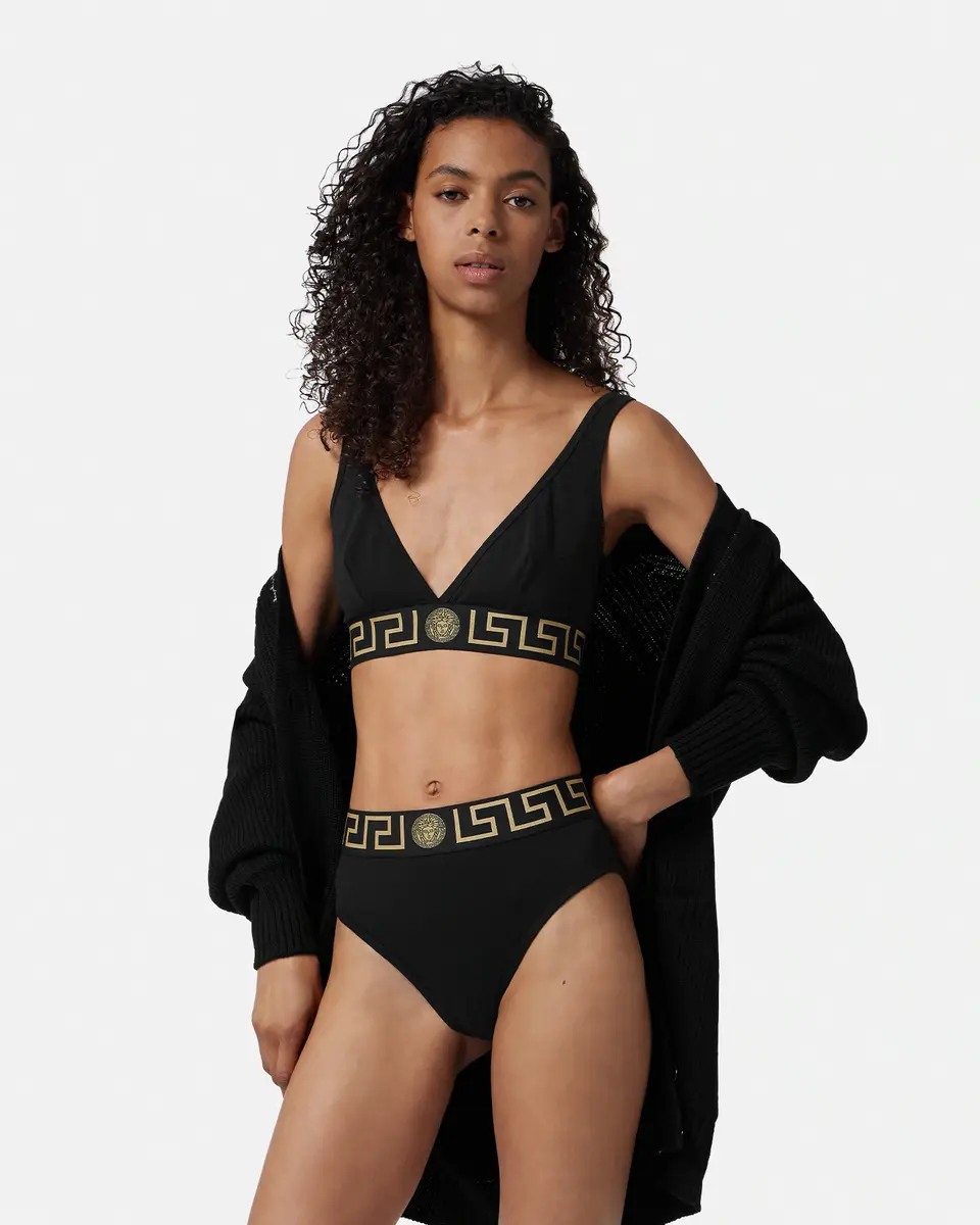 Versace Cotton-Jersey High-Waist Briefs | Thumbnail 2 Versace Cotton-Jersey High-Waist Briefs | Thumbnail 2