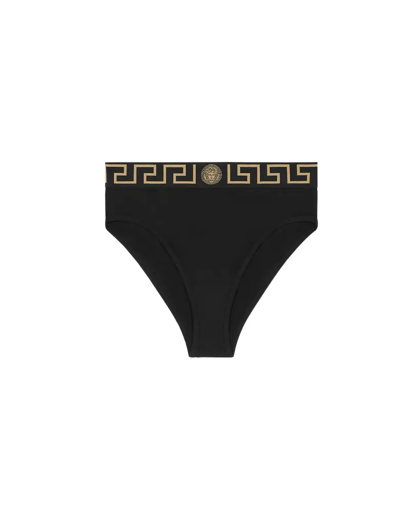 Versace Cotton-Jersey High-Waist Briefs | Image 1 Versace Cotton-Jersey High-Waist Briefs | Image 1