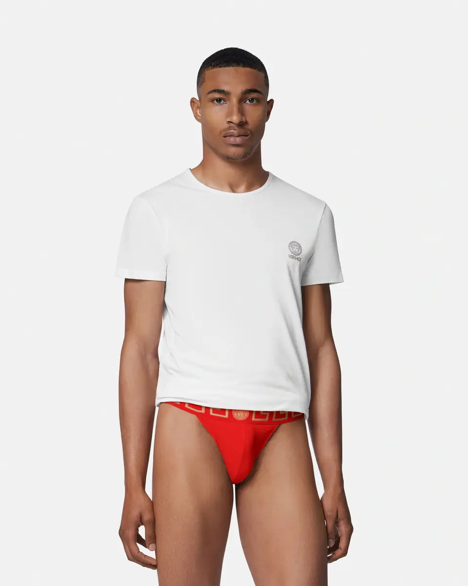 Versace Cotton-Jersey Jockstrap | Thumbnail 2
