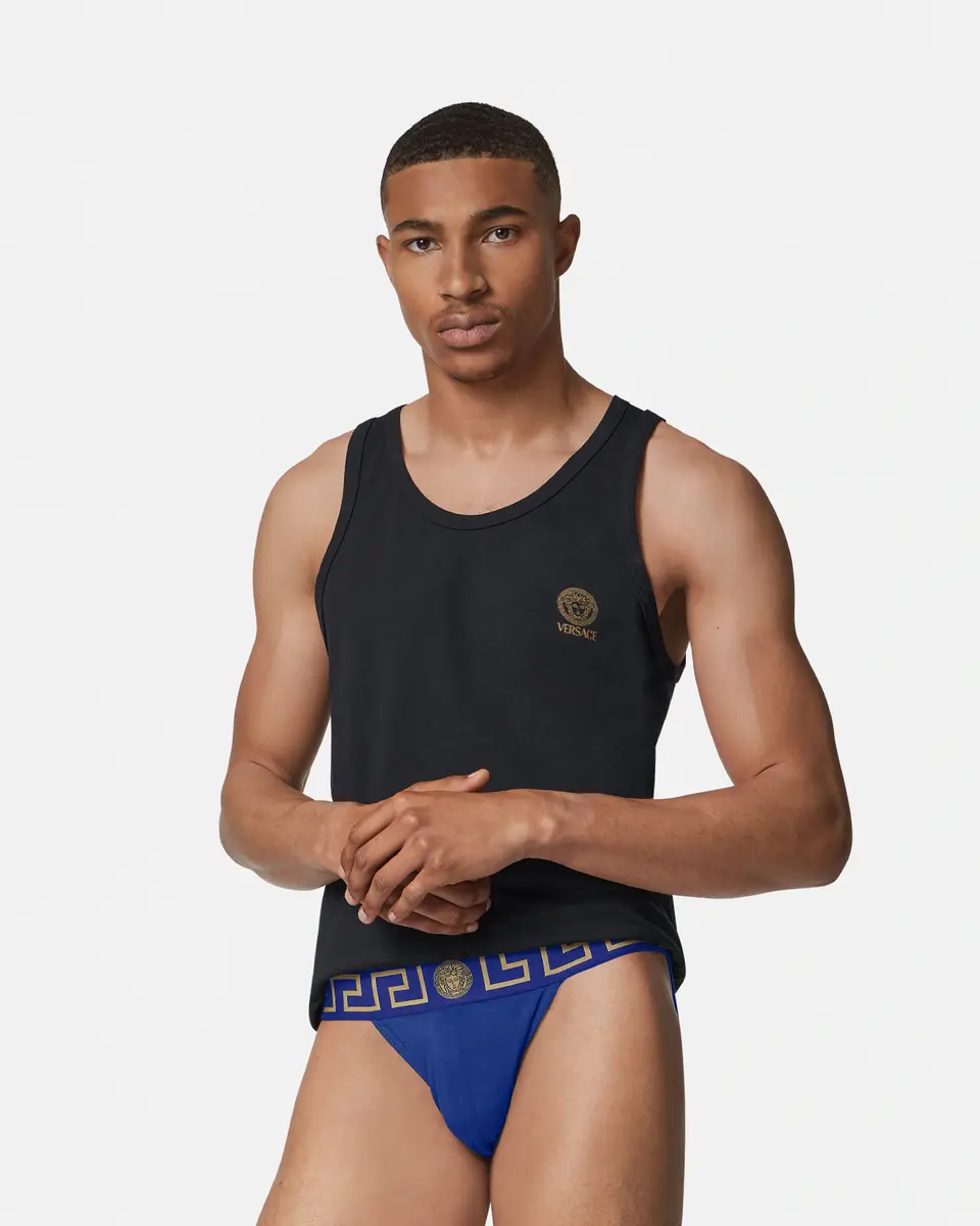 Versace Cotton-Jersey Jockstrap | Thumbnail 2