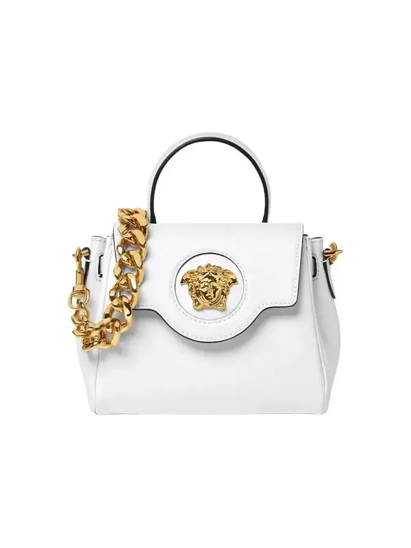 Versace La Medusa Small Leather Top-Handle
