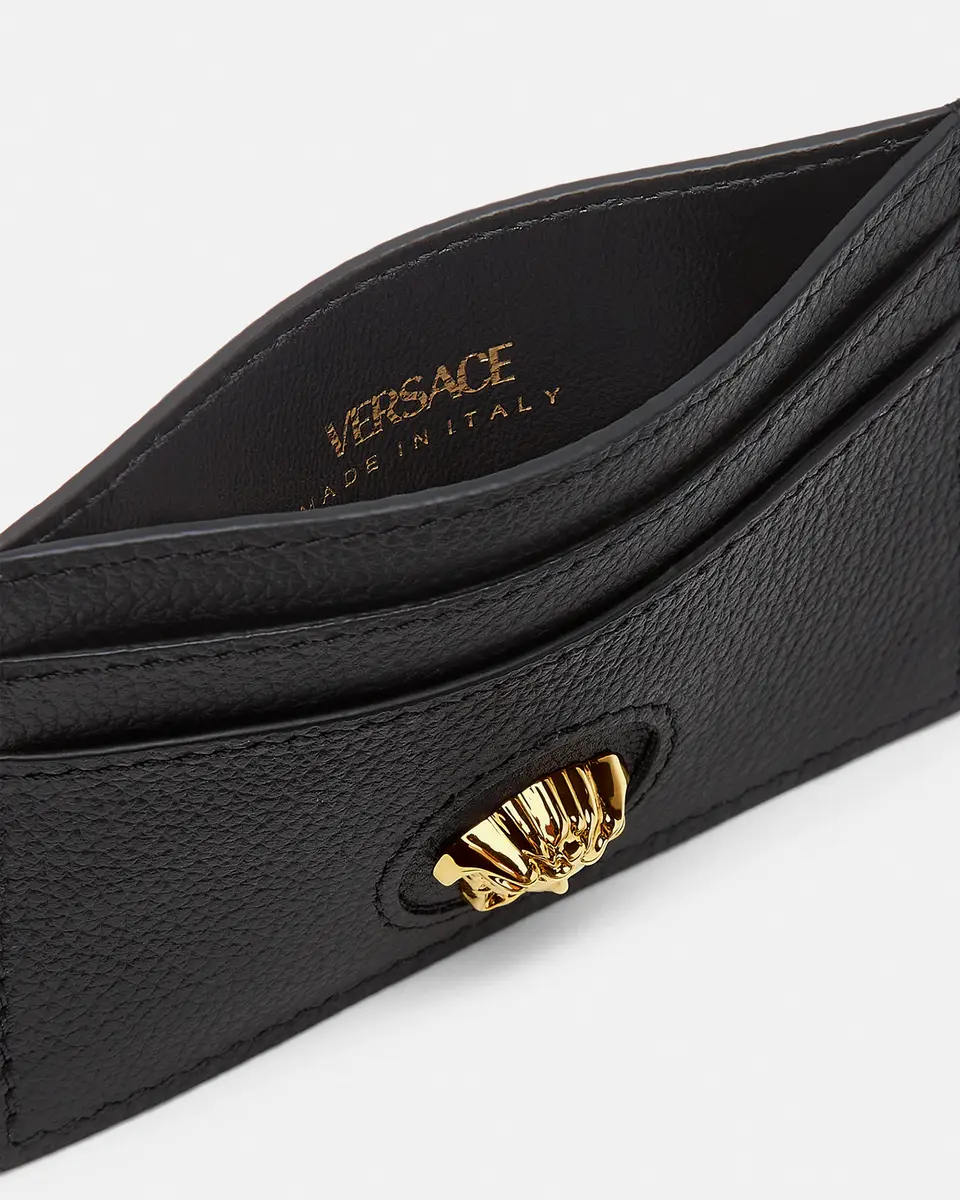 Versace La Medusa Leather Card Holder | Thumbnail 2