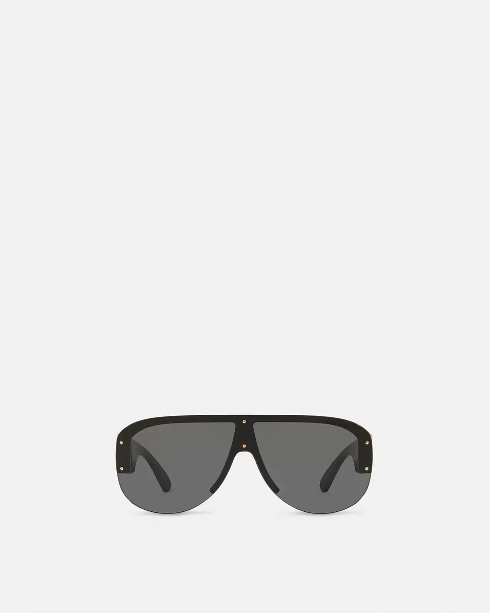 Versace Medusa Biggie Shield Sunglasses | Thumbnail 2