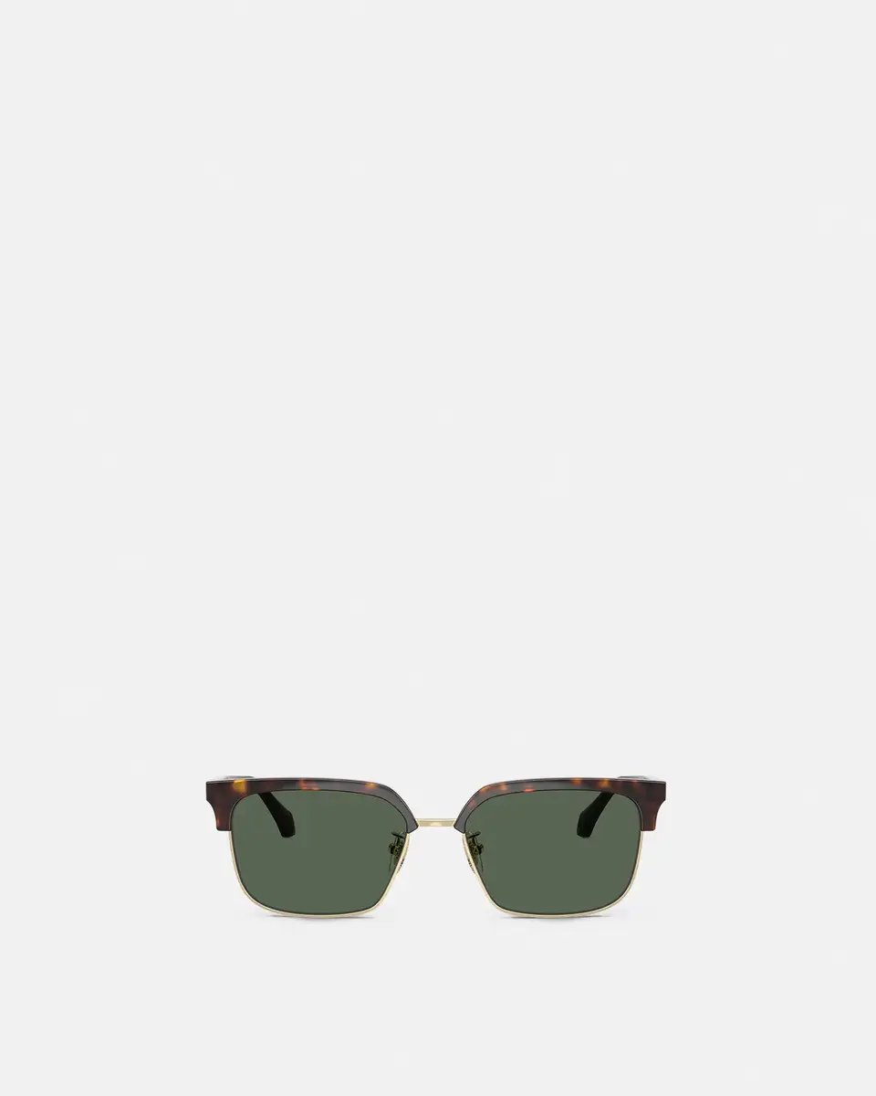 Versace Signature Low-Bridge Squared Sunglasses | Thumbnail 2