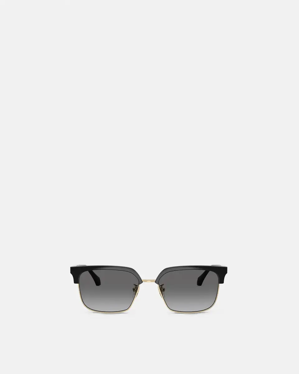 Versace Signature Low-Bridge Squared Sunglasses | Thumbnail 2 Versace Signature Low-Bridge Squared Sunglasses | Thumbnail 2