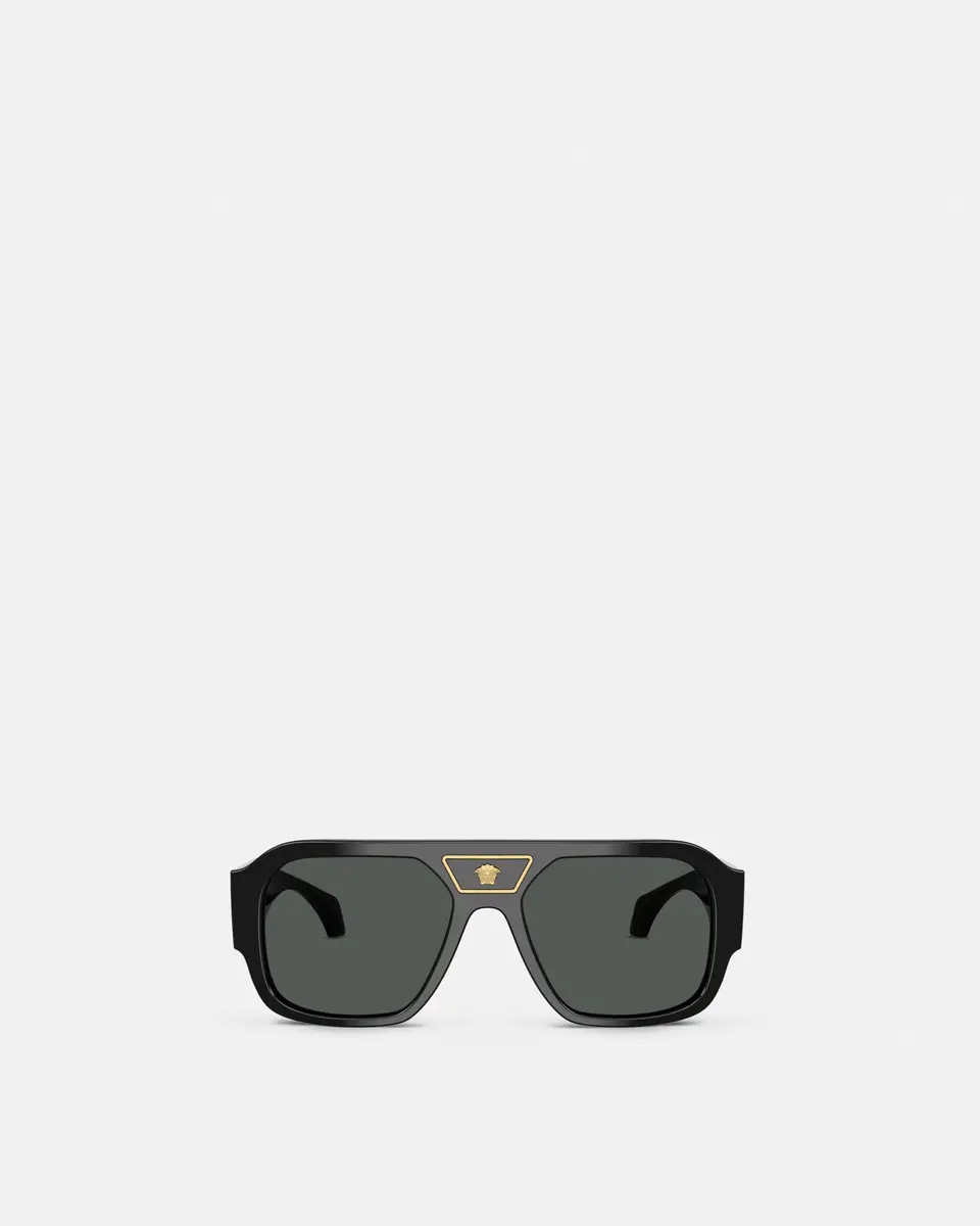 Versace Signature Navigator Sunglasses | Thumbnail 2 Versace Signature Navigator Sunglasses | Thumbnail 2