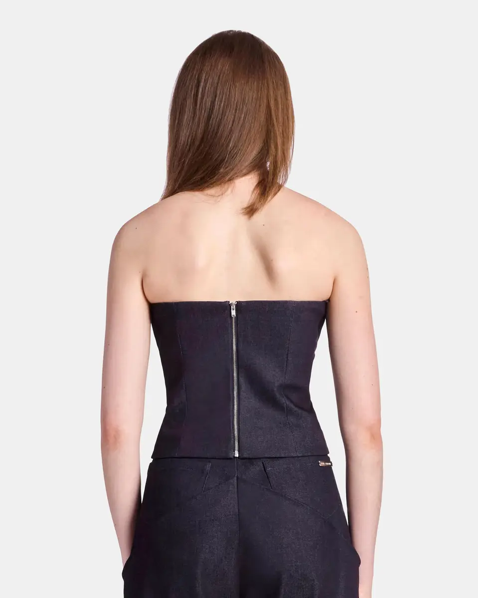 Kate Barton Astrid Denim Corset | Thumbnail 4 Kate Barton Astrid Denim Corset | Thumbnail 4