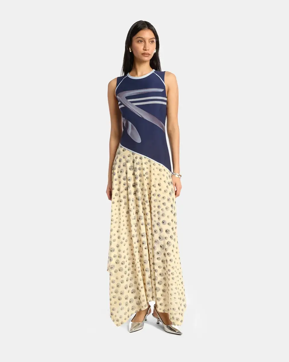 Kate Barton Blakely Maxi Handkerchief Dress | Thumbnail 2 Kate Barton Blakely Maxi Handkerchief Dress | Thumbnail 2