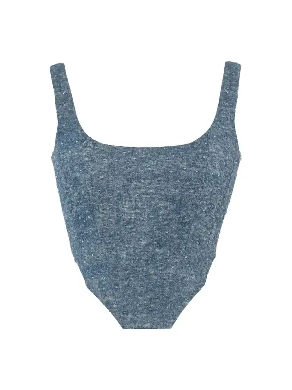 Hilary Denim Corset