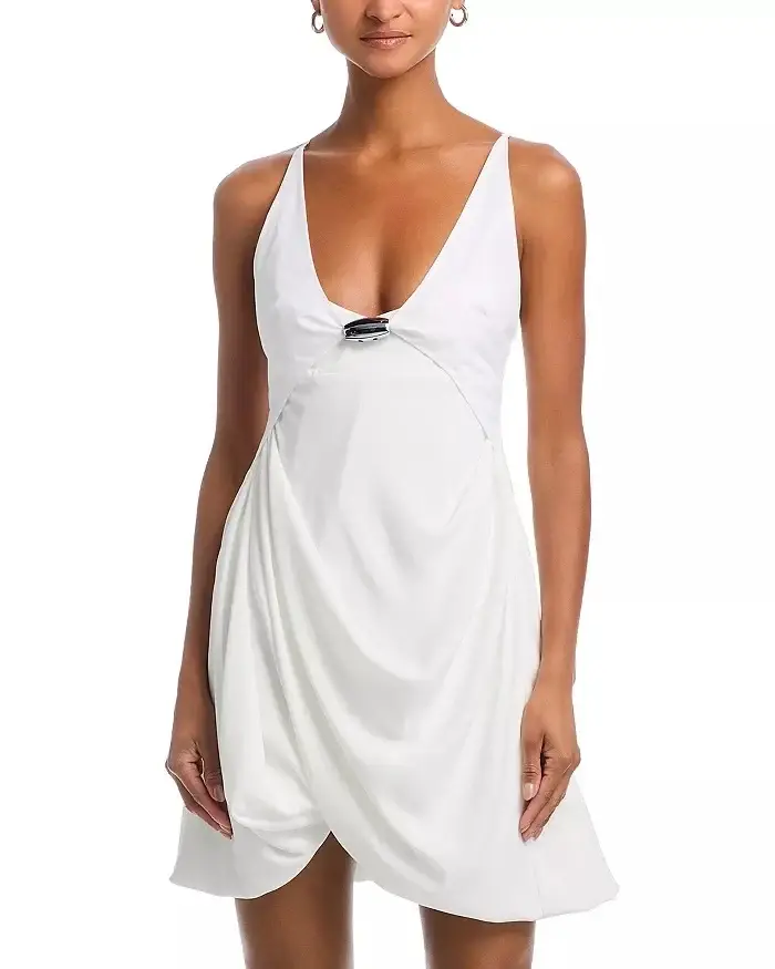 Kate Barton Iris Draped Mini Dress | Thumbnail 2 Kate Barton Iris Draped Mini Dress | Thumbnail 2