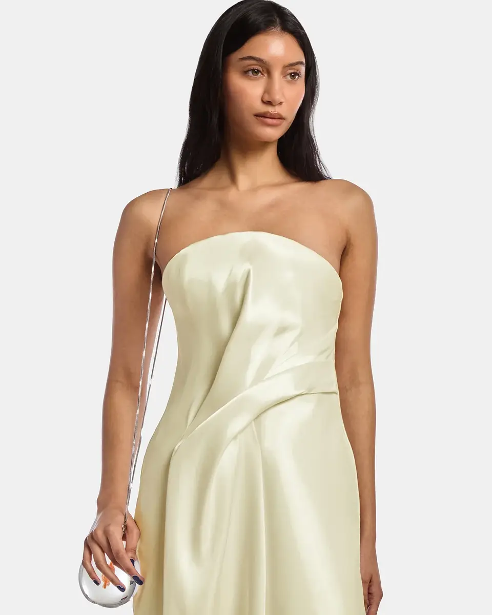 Kate Barton Kate Liquid Gown Butter Yellow | Thumbnail 5 Kate Barton Kate Liquid Gown Butter Yellow | Thumbnail 5