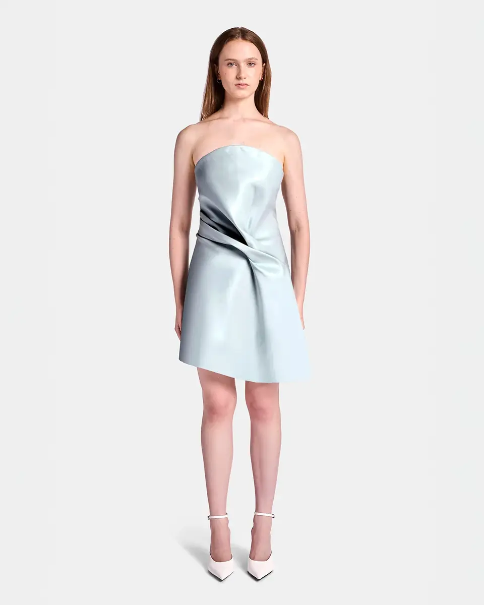 Kate Barton Kate Liquid Mini Dress Light Blue | Thumbnail 3 Kate Barton Kate Liquid Mini Dress Light Blue | Thumbnail 3
