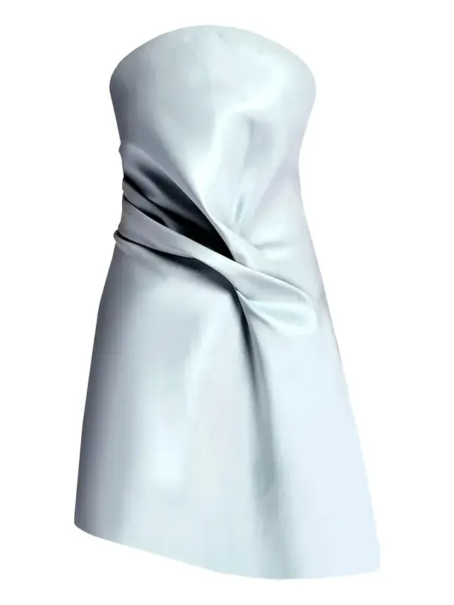 Kate Liquid Mini Dress Light Blue Kate Liquid Mini Dress Light Blue