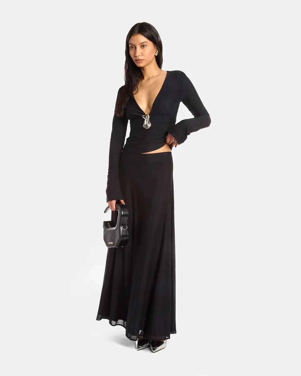 Kate Barton Lila V Neck Top | Thumbnail 5 Kate Barton Lila V Neck Top | Thumbnail 5