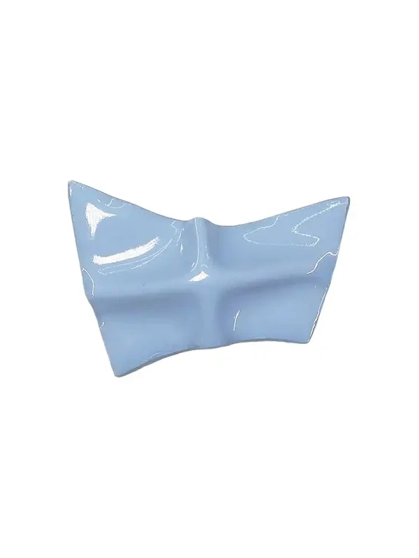 Pinched Brooch in Blue Pinched Brooch in Blue