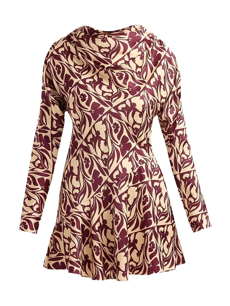 Misa Los Angeles Women's Sage Printed Mini Dress