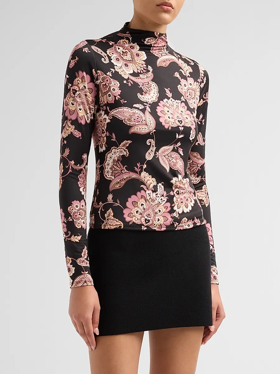 Misa Los Angeles Women's Emman Printed Top | Thumbnail 4 Misa Los Angeles Women's Emman Printed Top | Thumbnail 4