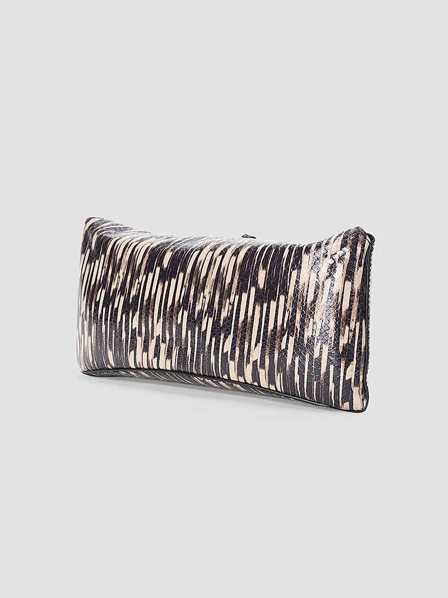 Staud Women's Eve Printed Leather Clutch | Thumbnail 2 Staud Women's Eve Printed Leather Clutch | Thumbnail 2