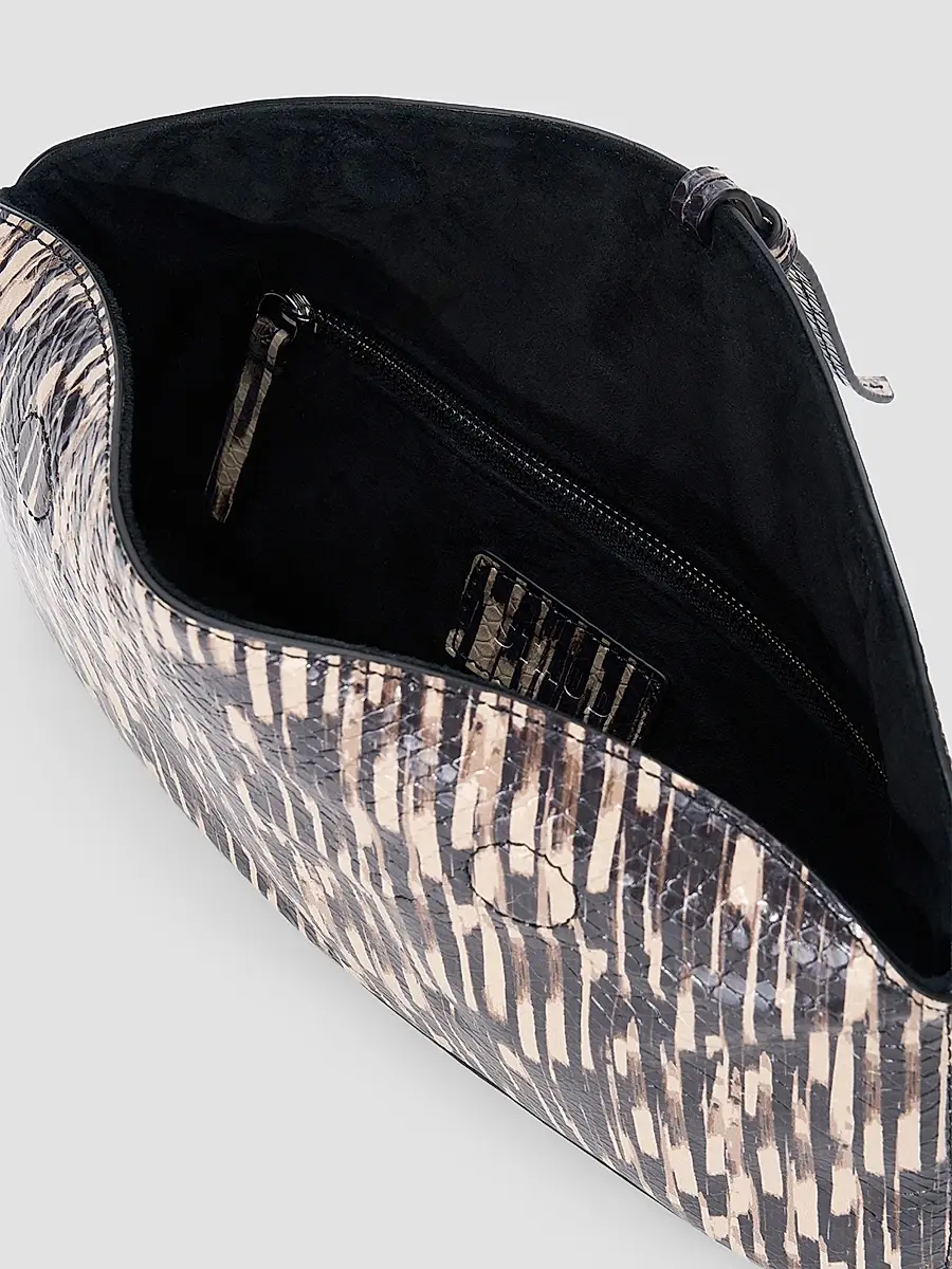 Staud Women's Eve Printed Leather Clutch | Thumbnail 4 Staud Women's Eve Printed Leather Clutch | Thumbnail 4