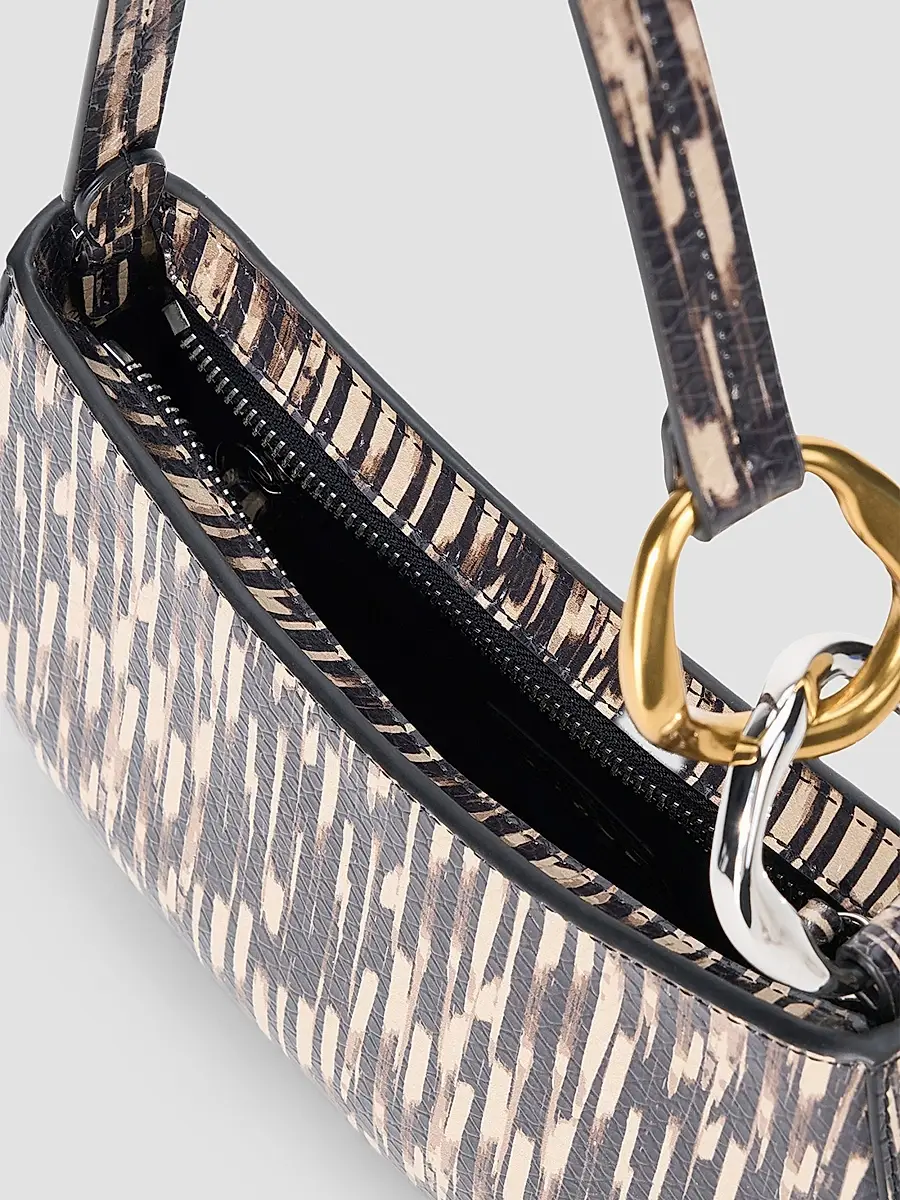 Staud Women's Ollie Printed Embossed Leather Shoulder Bag | Thumbnail 3 Staud Women's Ollie Printed Embossed Leather Shoulder Bag | Thumbnail 3