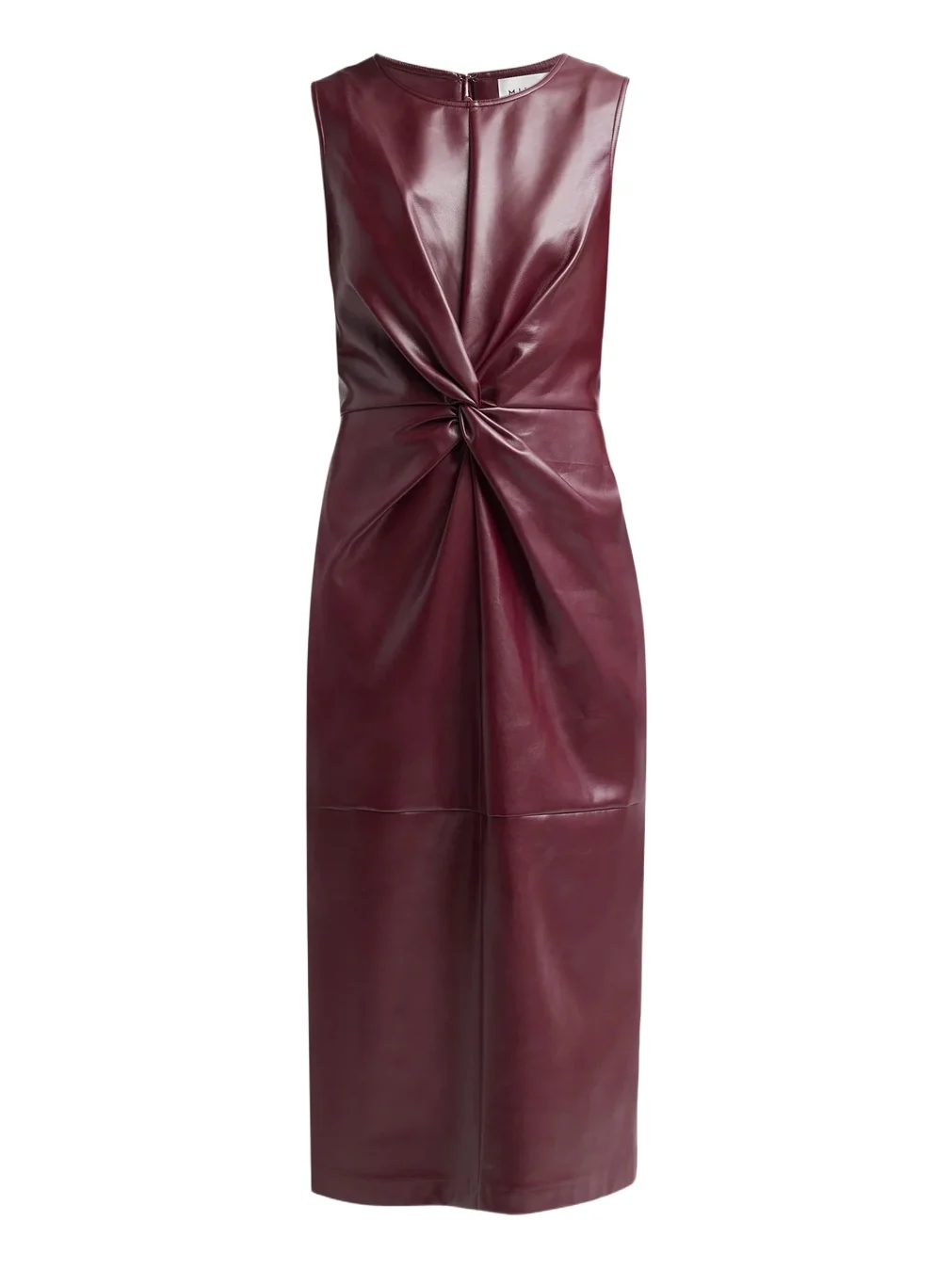 Women's Nat Faux Leather Midi Dress