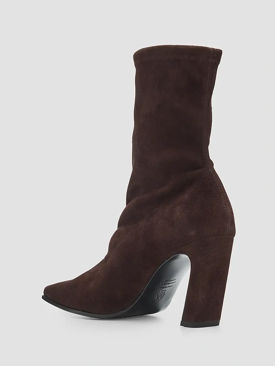 Stuart Weitzman Women's Stassi 85MM Stretch Booties | Thumbnail 4 Stuart Weitzman Women's Stassi 85MM Stretch Booties | Thumbnail 4