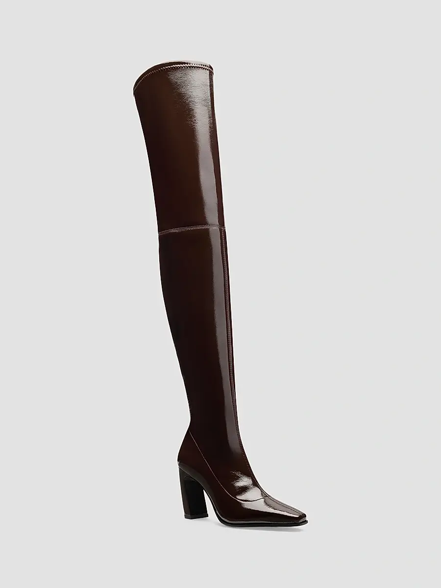Stuart Weitzman Women's Ultrastassi 85MM Leather Tall Boots | Thumbnail 2 Stuart Weitzman Women's Ultrastassi 85MM Leather Tall Boots | Thumbnail 2