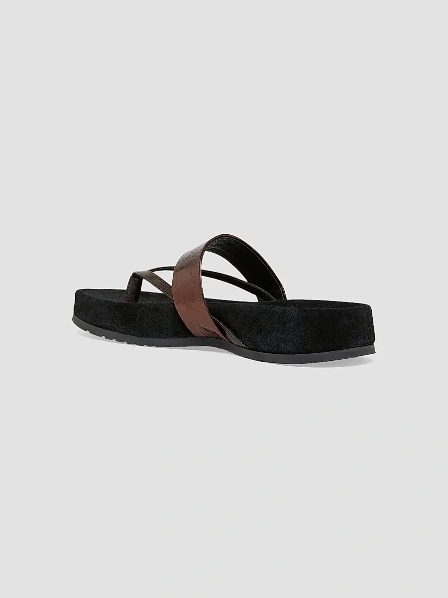 Dries Van Noten Women's Mosaicon Leather Sandals | Thumbnail 2