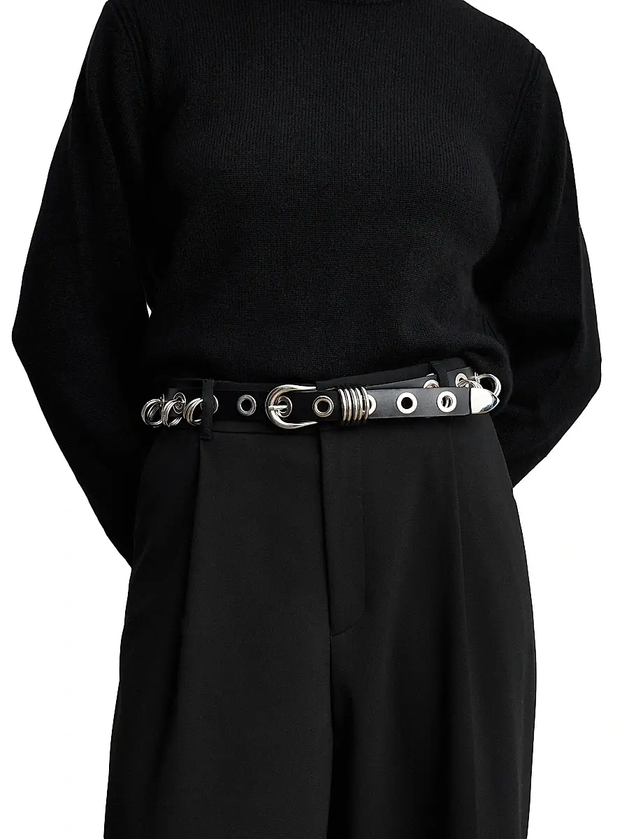 Déhanche Women's Revenge Ring Leather Belt | Image 1 Déhanche Women's Revenge Ring Leather Belt | Image 1