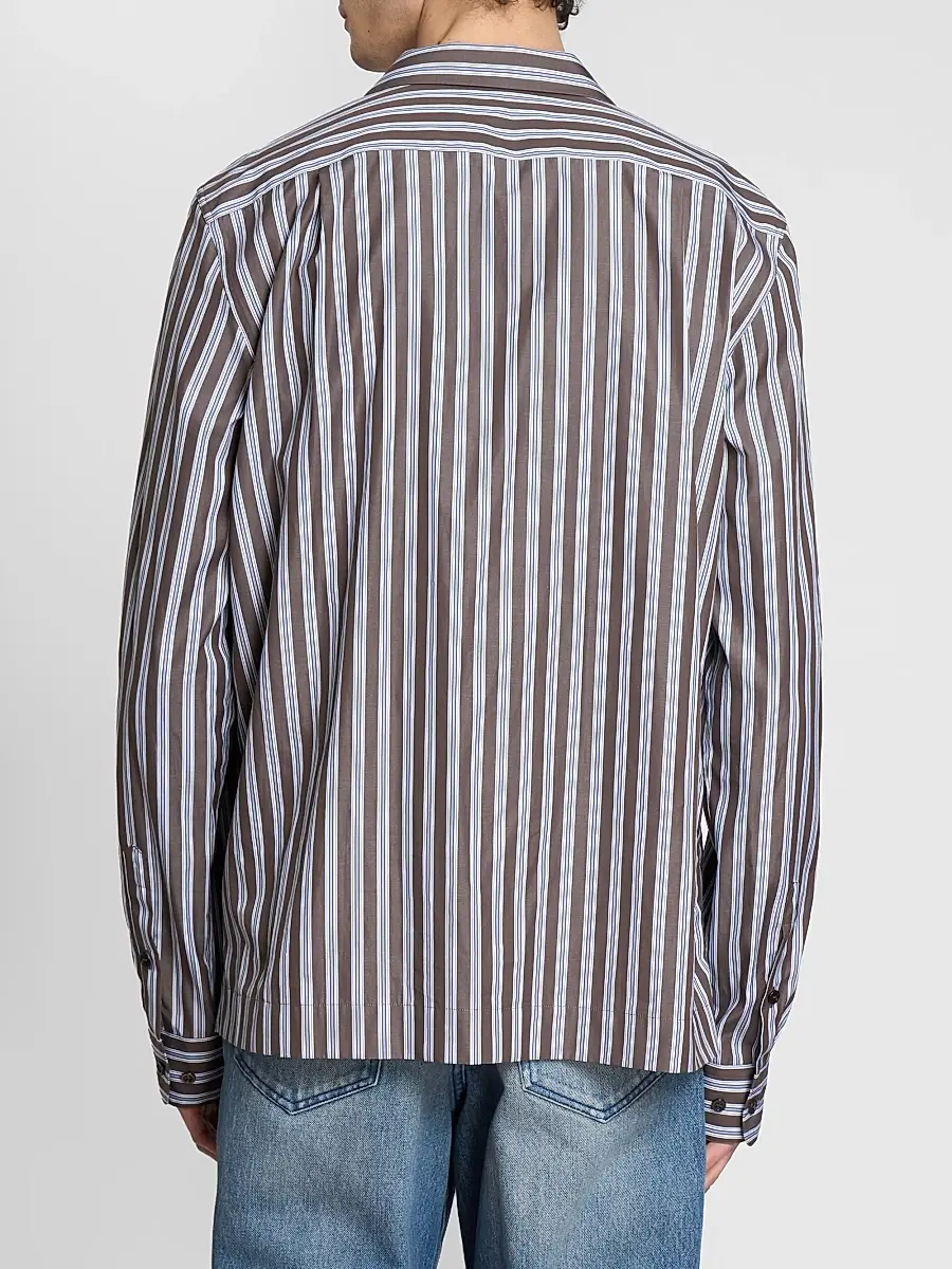 Dries Van Noten Men's Carlty Striped Cotton Shirt | Thumbnail 3 Dries Van Noten Men's Carlty Striped Cotton Shirt | Thumbnail 3