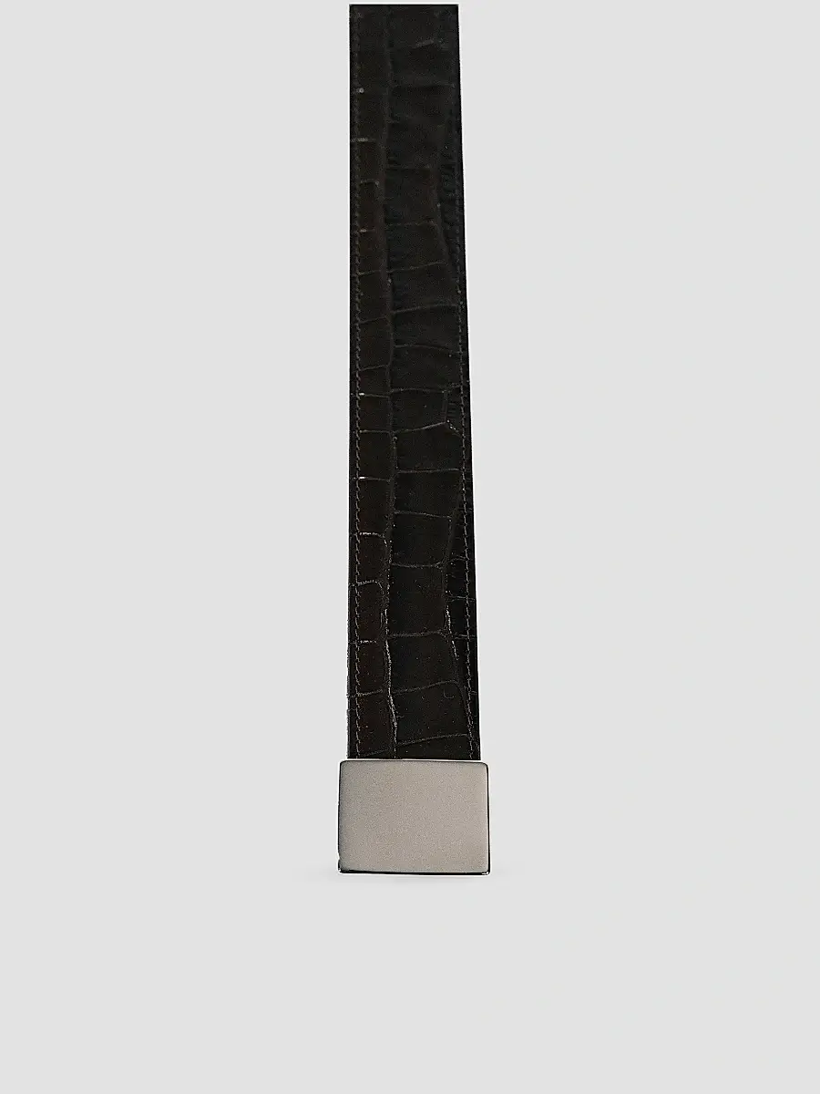 Déhanche Women's Brandt Alligator-Embossed Leather Belt | Thumbnail 2 Déhanche Women's Brandt Alligator-Embossed Leather Belt | Thumbnail 2