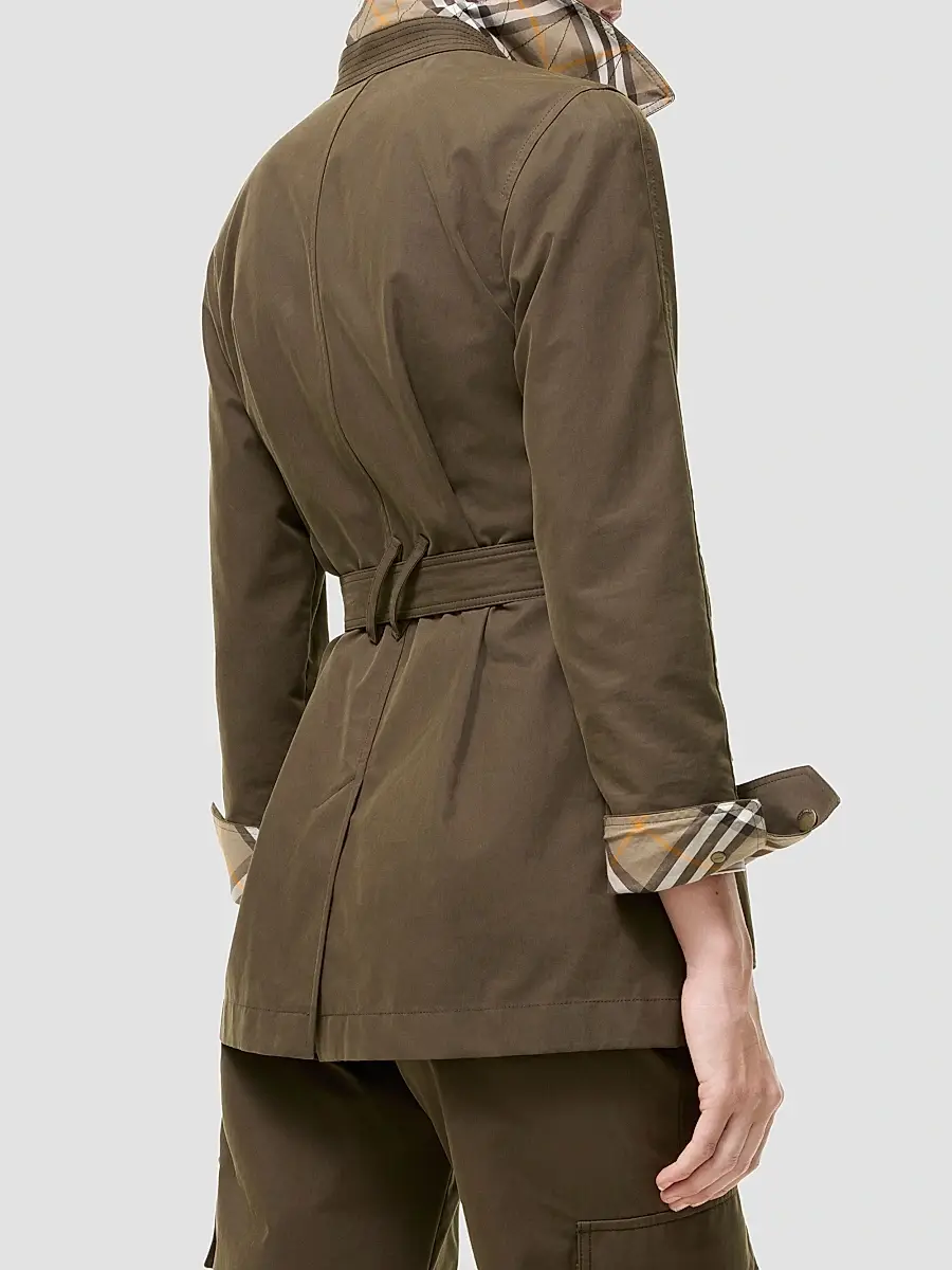 Burberry Women's Alderton EKD Cotton Jacket | Thumbnail 3 Burberry Women's Alderton EKD Cotton Jacket | Thumbnail 3