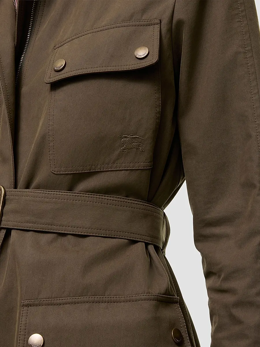 Burberry Women's Alderton EKD Cotton Jacket | Thumbnail 4 Burberry Women's Alderton EKD Cotton Jacket | Thumbnail 4