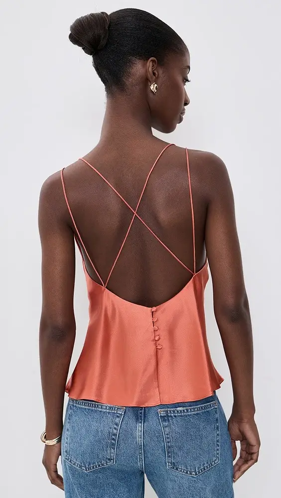 Reformation Jule Silk Top | Thumbnail 2 Reformation Jule Silk Top | Thumbnail 2