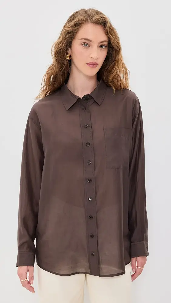 Reformation Eli Oversized Shirt | Thumbnail 7