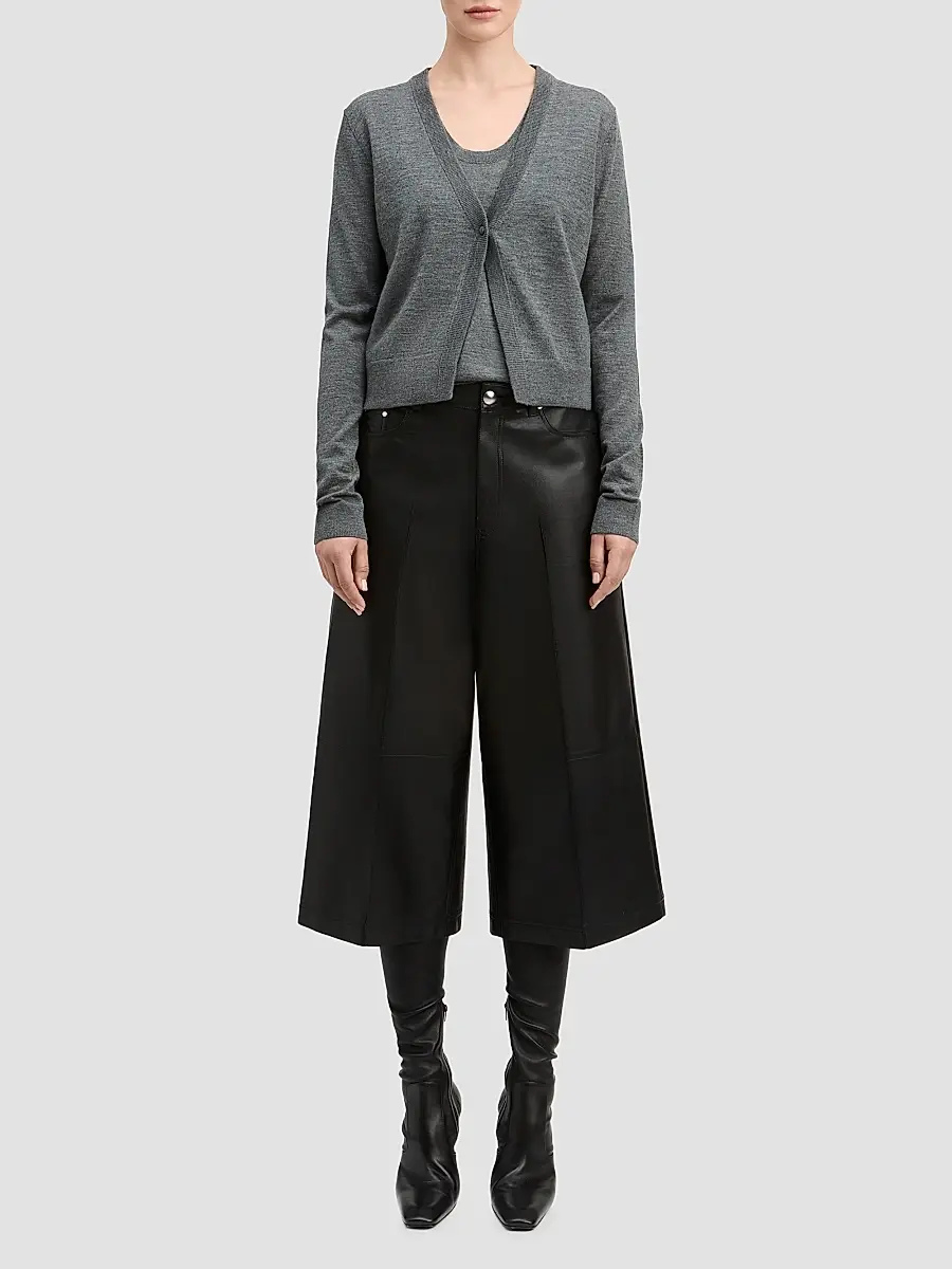 Derek Lam Women's Jesse Mercerized Wool-Cashmere Cardigan | Thumbnail 2 Derek Lam Women's Jesse Mercerized Wool-Cashmere Cardigan | Thumbnail 2