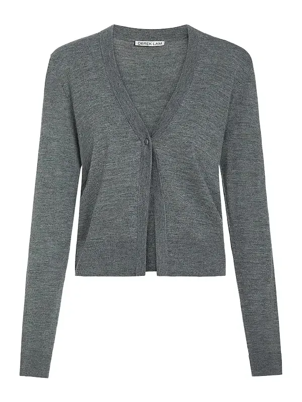 Derek Lam Women's Jesse Mercerized Wool-Cashmere Cardigan