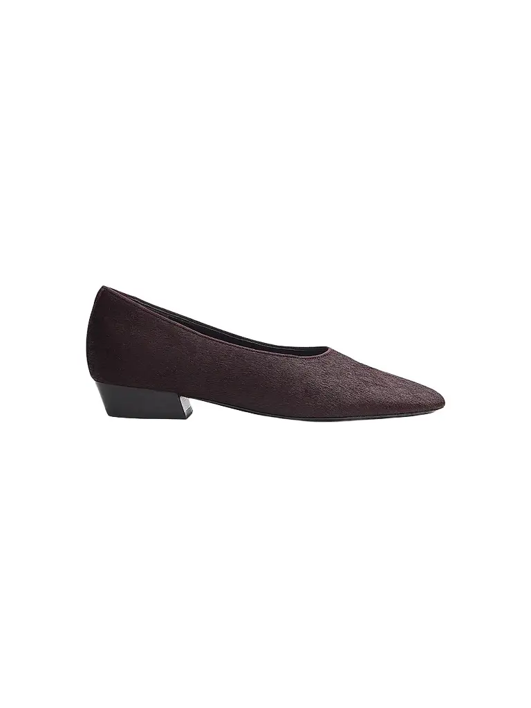 rag & bone Women's Poppi 55MM Calf Hair Ballet Pumps