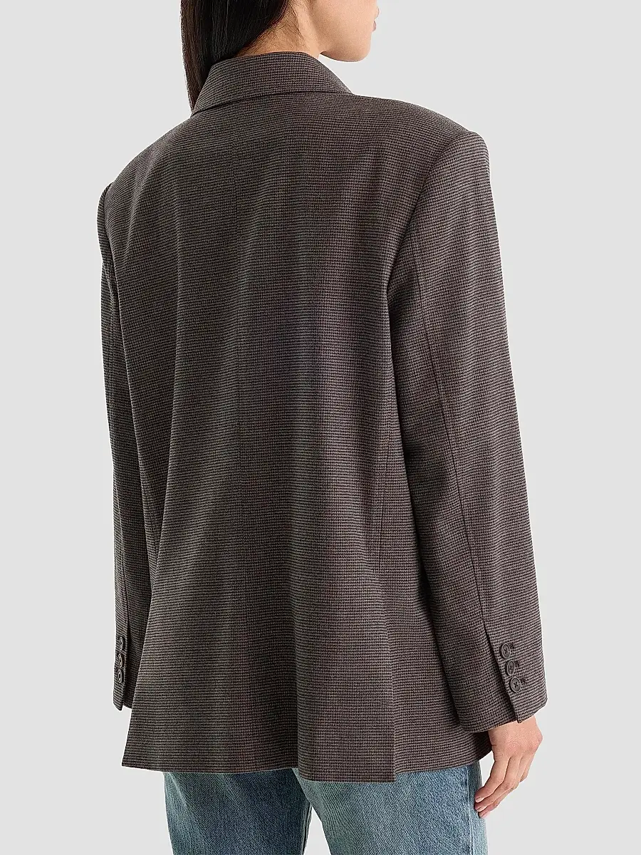 GOOD AMERICAN Women's Wool-Blend Oversized Blazer | Thumbnail 3 GOOD AMERICAN Women's Wool-Blend Oversized Blazer | Thumbnail 3