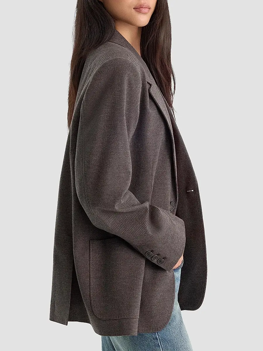 GOOD AMERICAN Women's Wool-Blend Oversized Blazer | Thumbnail 6 GOOD AMERICAN Women's Wool-Blend Oversized Blazer | Thumbnail 6