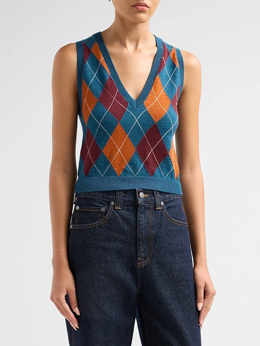 Ronny Kobo Women's Gabriel Cashmere-Blend Vest | Thumbnail 4 Ronny Kobo Women's Gabriel Cashmere-Blend Vest | Thumbnail 4
