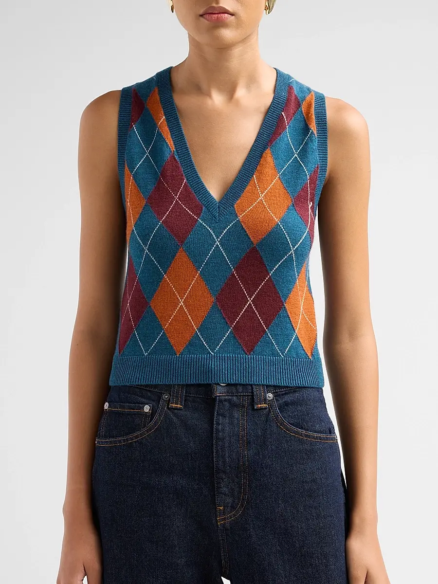 Ronny Kobo Women's Gabriel Cashmere-Blend Vest | Thumbnail 5 Ronny Kobo Women's Gabriel Cashmere-Blend Vest | Thumbnail 5