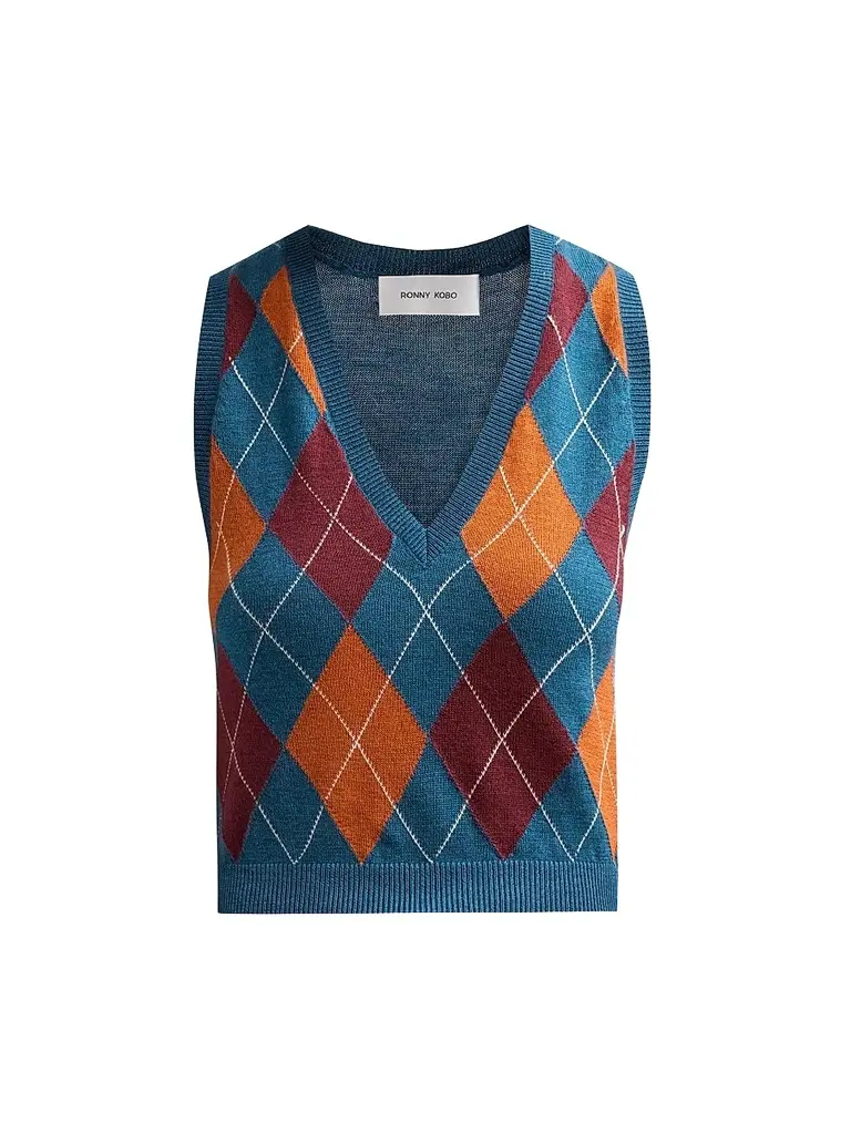 Ronny Kobo Women's Gabriel Cashmere-Blend Vest
