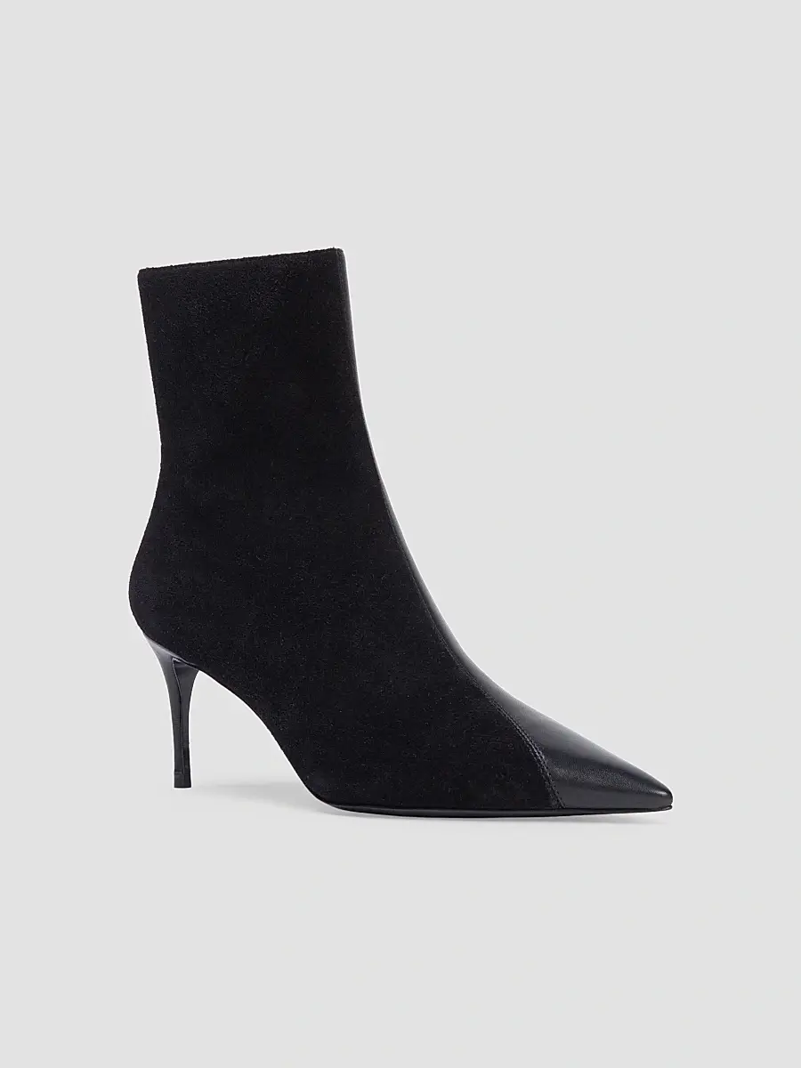 Black Suede Studio Women's Oblika 70MM Suede Boots | Thumbnail 2 Black Suede Studio Women's Oblika 70MM Suede Boots | Thumbnail 2