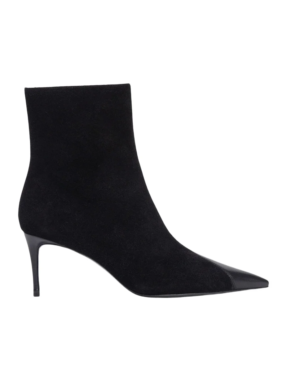 Black Suede Studio Women's Oblika 70MM Suede Boots
