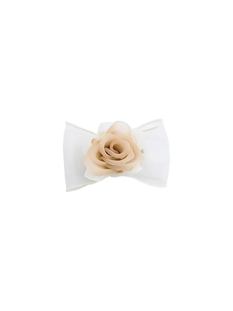 Mimi Tutu Rose Accent Bow Hair Clip Set | Image 1 Mimi Tutu Rose Accent Bow Hair Clip Set | Image 1