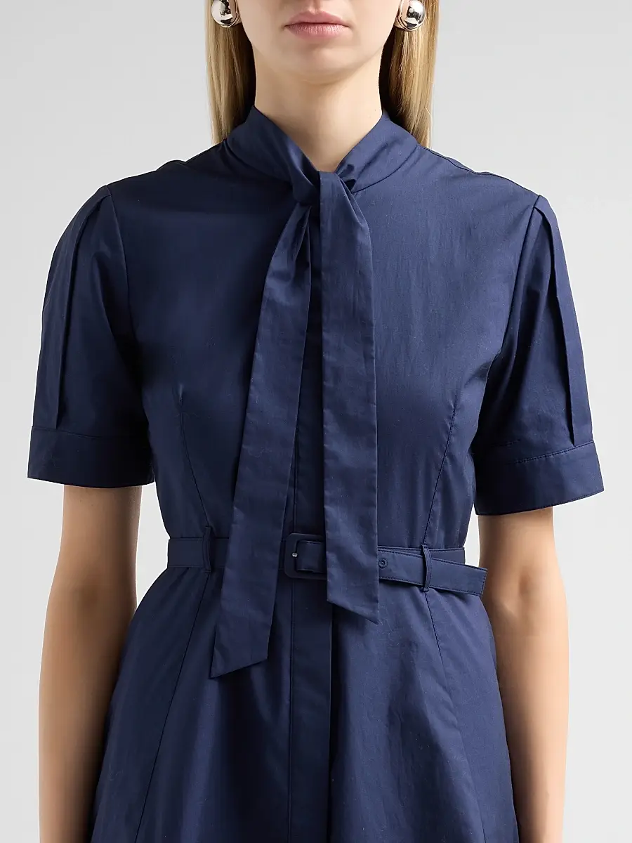 TANYA TAYLOR Women's Anna Tieneck Mini Shirtdress | Thumbnail 5